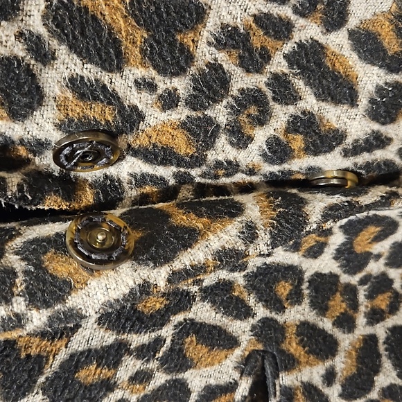 Topshop Leopard Print Coat - 6 - Picture 4 of 6